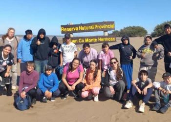 Visita a la Reserva Natural con alumnos de secundaria 2 de Dorrego