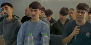 Alumnos de la Escuela Técnica N° 1