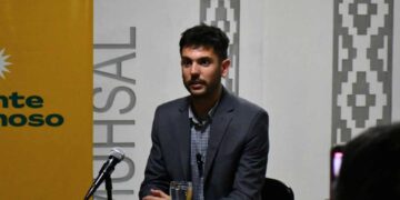 Franco Gentili en promoción del destino en el interior del país