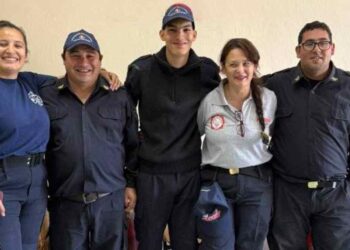 Jornada de capacitación de bomberos