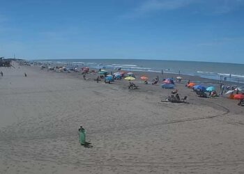 Captura de la playa de Monte Hermoso desde parador Guardalavaca