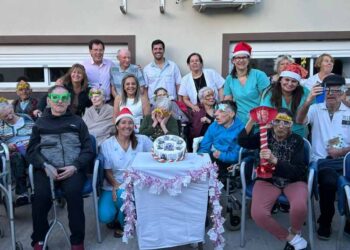 Chalde en el geriátrico del hospital municipal de Coronel Dorrego