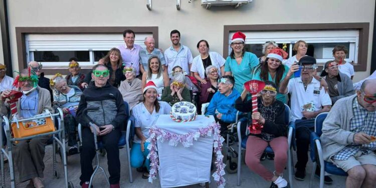 Chalde en el geriátrico del hospital municipal de Coronel Dorrego