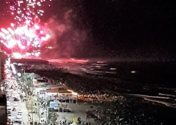 Fuegos artificiales Monte Hermoso