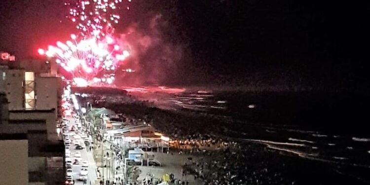Fuegos artificiales Monte Hermoso