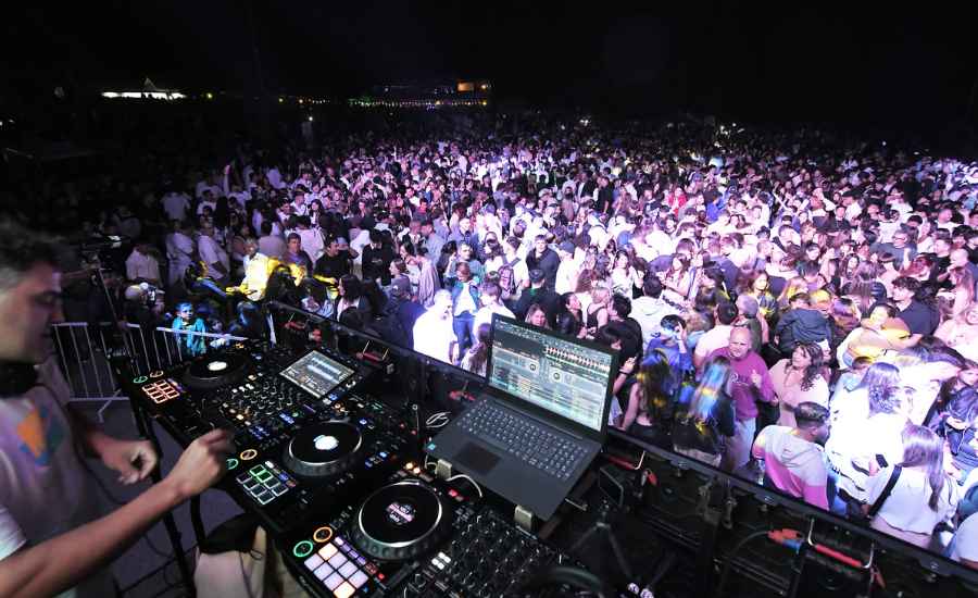 Fiesta de año nuevo en Monte Hermoso