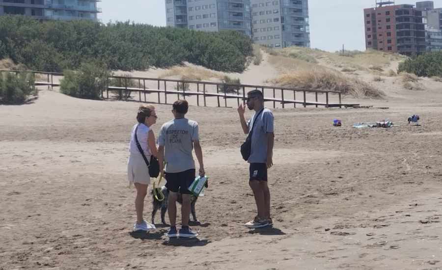 Inspectores de playa en Monte Hermoso