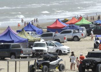 Vehículos en la playas