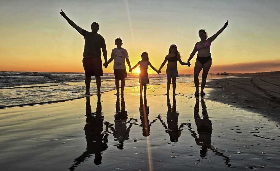 Atardecer en la playa Atardecer en la playa