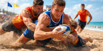 El rugby de playa y el beach handball son deportes que han ganado mucha popularidad en Argentina