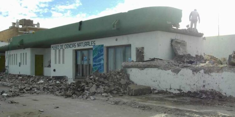 Ex museo de ciencias naturales en Monte Hermoso