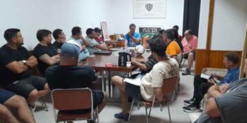 Reunión de la liga de Fútbol de Coronel Dorrego