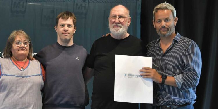 Arranz durante la entrega de subsidios