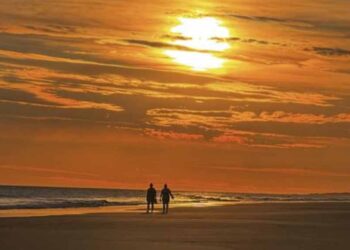 Atardecer con vista desde Sauce Grande