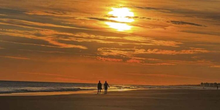 Atardecer con vista desde Sauce Grande