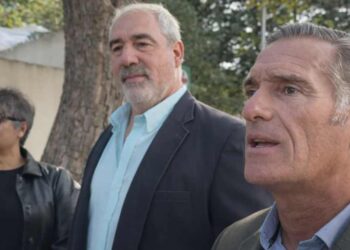 Autiridades educativas en inauguración de la Escuela Agraria de Monte Hermoso