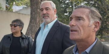 Autiridades educativas en inauguración de la Escuela Agraria de Monte Hermoso