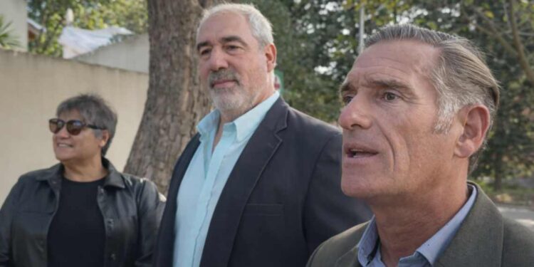 Autiridades educativas en inauguración de la Escuela Agraria de Monte Hermoso