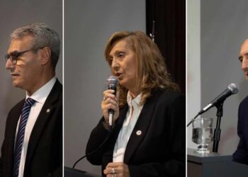 Daniel Vega, Andrea Savoretti y Alejandro Staffa