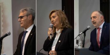 Daniel Vega, Andrea Savoretti y Alejandro Staffa