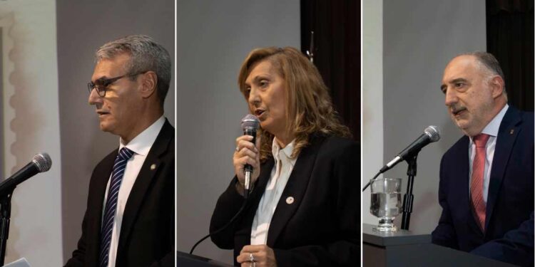 Daniel Vega, Andrea Savoretti y Alejandro Staffa