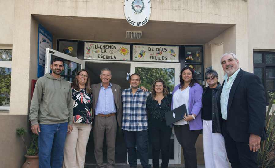 Inauguración de la Escuela Agraria en Sauce Grande Inauguración de la Escuela Agraria en Sauce Grande