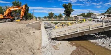 Obras en el canal Maldonado