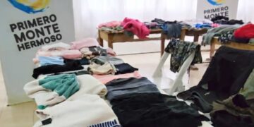 Colecta de ropa de Primero Monte Hermoso