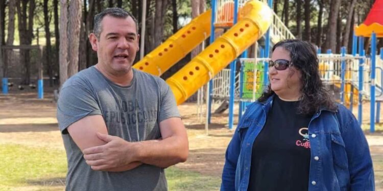 Damián Lombardelli y Soledad Bernay