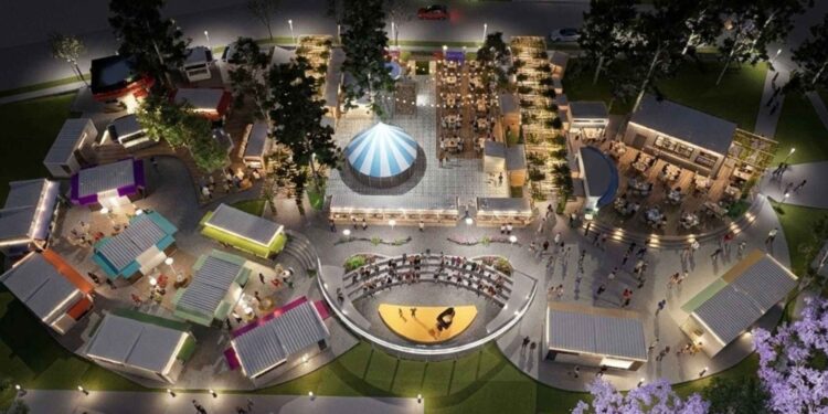 Cómo será el nuevo paseo en la Plaza Parque: espacio para artesanos, anfiteatro, sector comercial y gastronómico  La obra ya en marcha transformará el sector en un nuevo polo de actividad, con cerca de 90 espacios entre artesanos, locales comerciales y propuestas gastronómicas y áreas pensadas para la permanencia