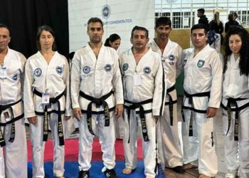 Escuela municipal de Taekuondo en un encuentro internacional