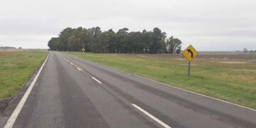 Tramo de la Ruta 3 en la provincia de Buenos Aires