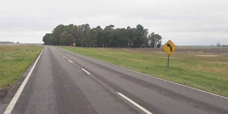 Tramo de la Ruta 3 en la provincia de Buenos Aires