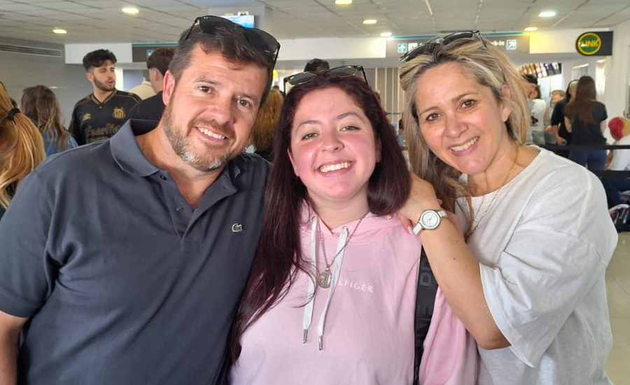 Fernando Vera y familia