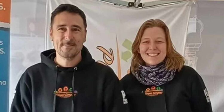 Playas limpias jornada solidaria en Monte Hermoso