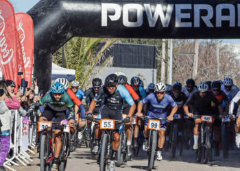 Más de 130 ciclistas participaron de una nueva edición del Rural Bike en Monte Hermoso