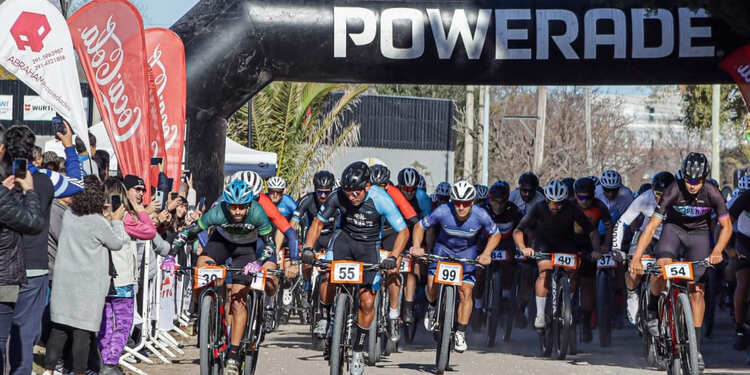 Más de 130 ciclistas participaron de una nueva edición del Rural Bike en Monte Hermoso