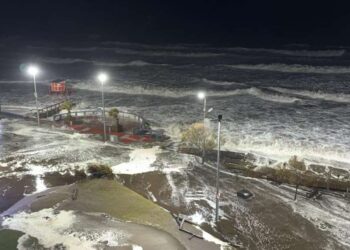 Temporal en Monte Hermoso 8 de mayo