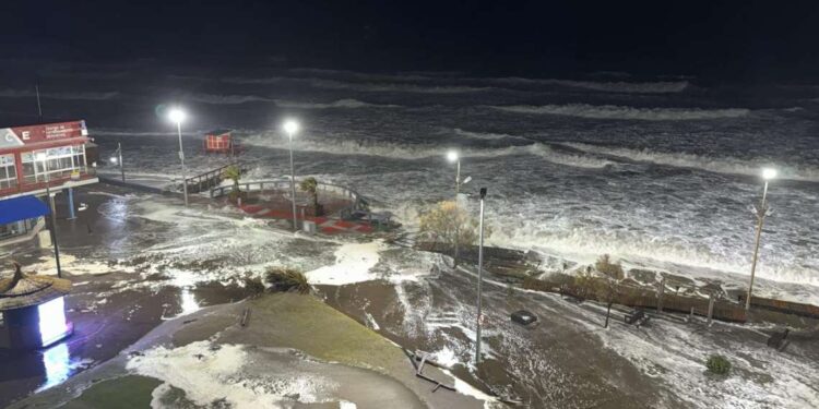 Temporal en Monte Hermoso 8 de mayo