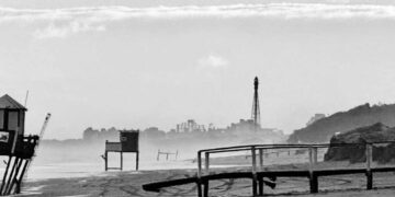 Vista del Faro desde Sauce Grande