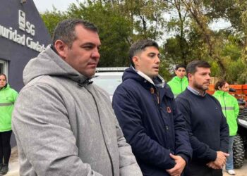 Inauguración de una nueva oficina de seguridad en Sauce Grande