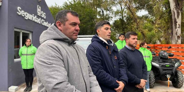 Inauguración de una nueva oficina de seguridad en Sauce Grande