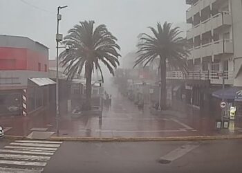 Nublado y con neblina en Monte Hermoso