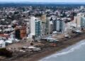 Vista aérea de Monte Hermoso en otoño invierno