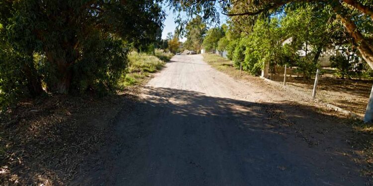 Monte Hermoso calle Río Salado