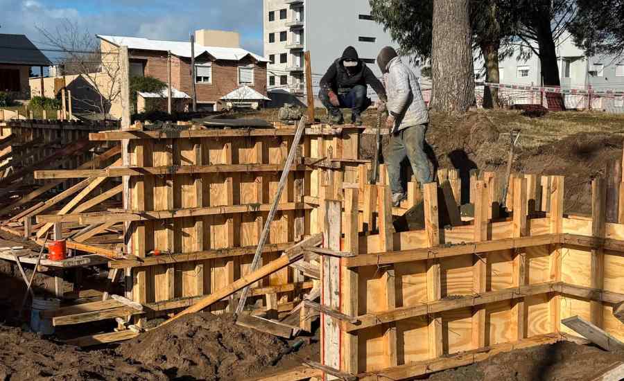 Obras en la Plaza Parque