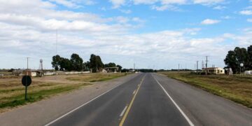 Ruta 3 entre Bahía Blanca y Monte Hermoso