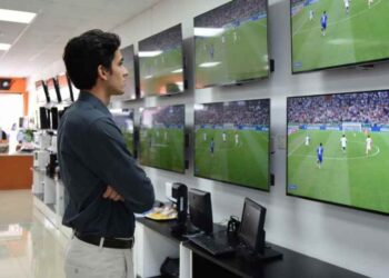 Venta de TV por el mundial
