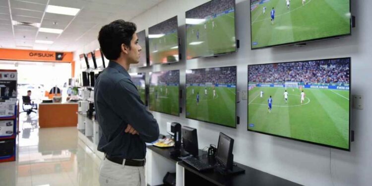 Venta de TV por el mundial