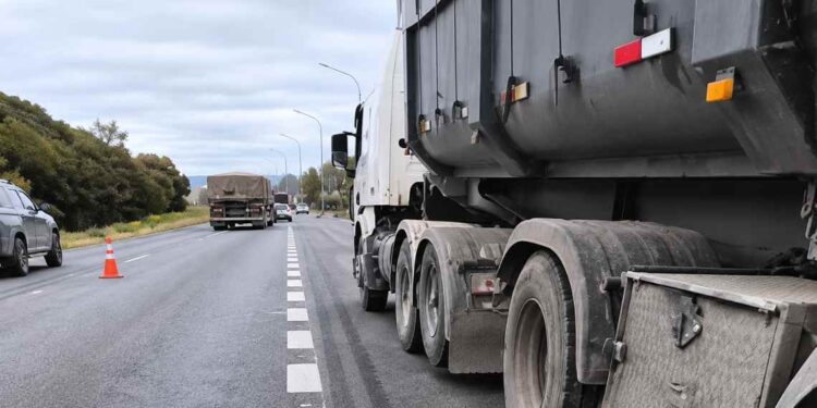 Camionero infraccionado en San Pedro